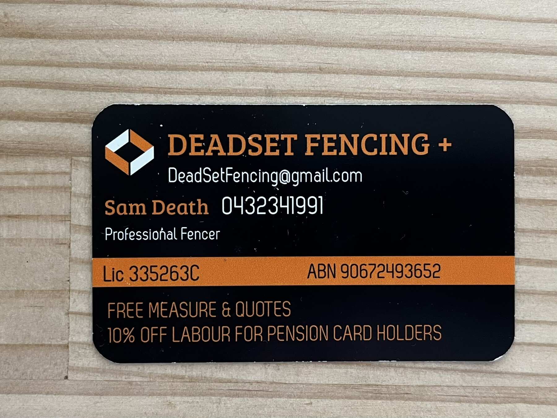 Recent DeadSet Fencing project